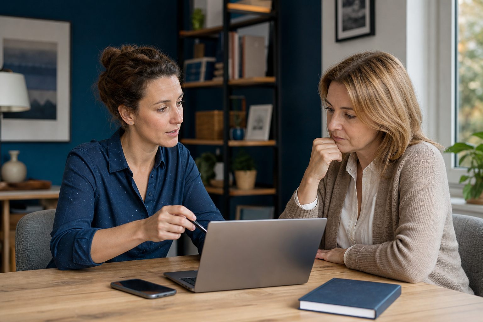 Explication des bonnes pratiques de sécurité des comptes à une utilisatrice