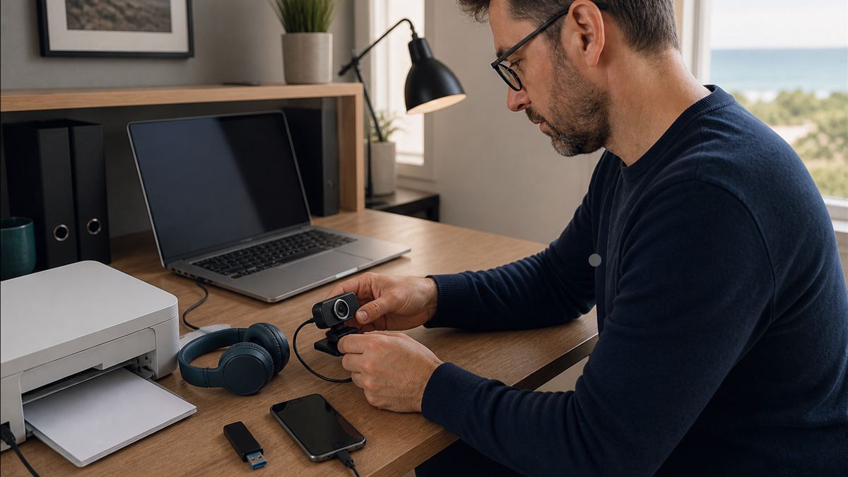 Illustration du guide « Smartphone qui charge lentement » — mobile & accessoires.